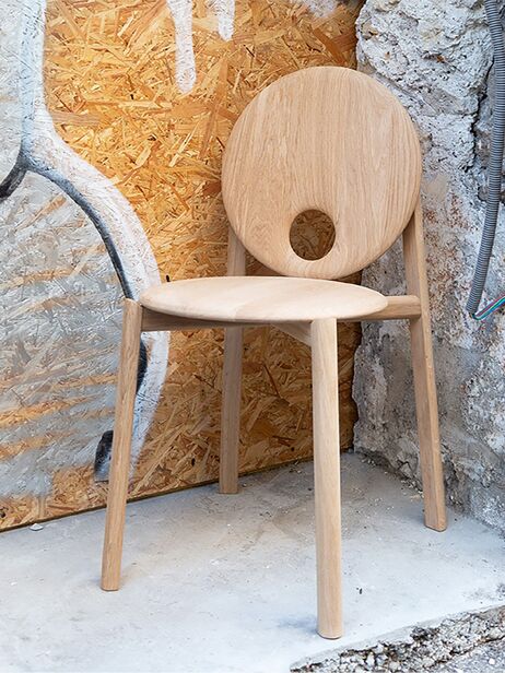 Chaise Helio - Drugeot Manufacture  Naturel , Maison Bensimon
