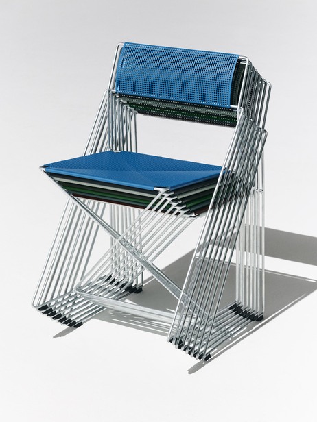 CHAISE X-LINE BLEU - Hay  Bleu , Maison Bensimon