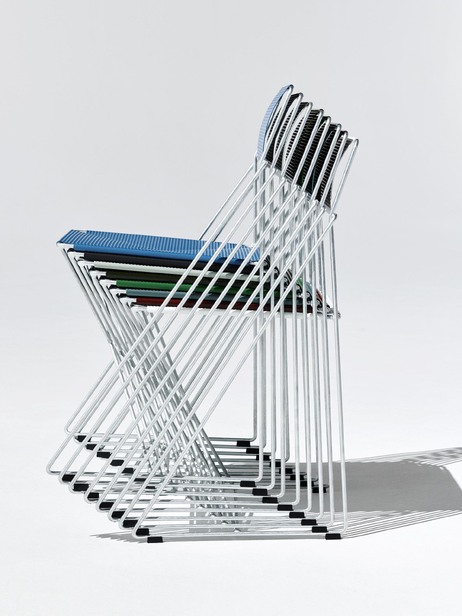 CHAISE X-LINE BLEU - Hay  Bleu , Maison Bensimon