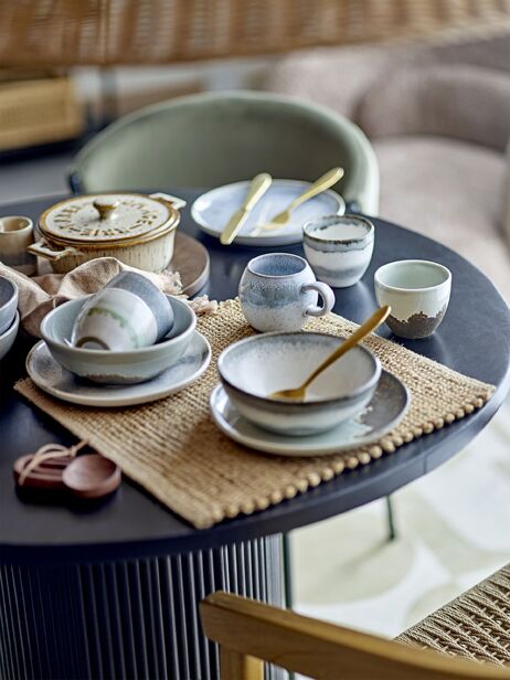 Tasse en gr&egrave;s Paula - Bloomingville  Bleu , Maison Bensimon