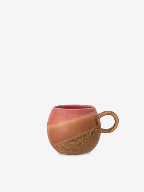 Tasse en gr&egrave;s Paula - Bloomingville  Orange , Maison Bensimon