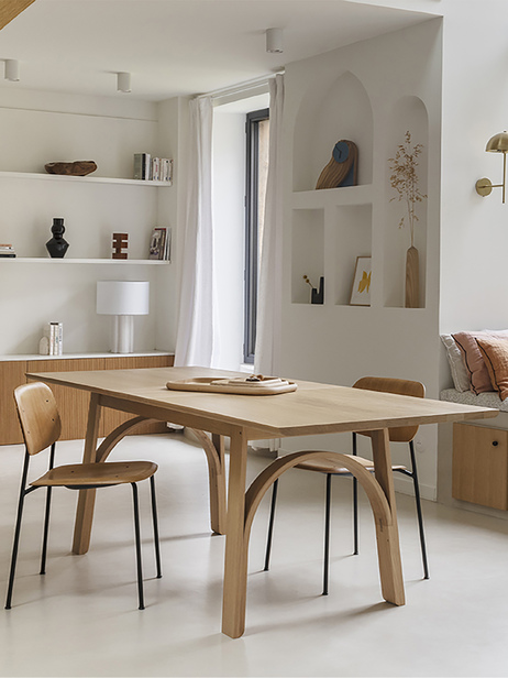 Table de repas extensible Arch - Drugeot Manufacture  Naturel , Maison Bensimon