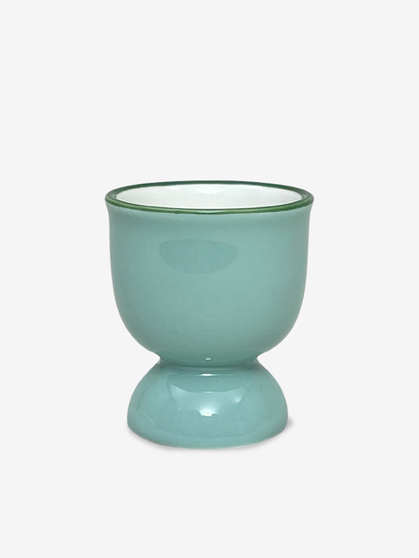 Coquetier en c&eacute;ramique - Bazar de luxe  Vert clair , Maison Bensimon