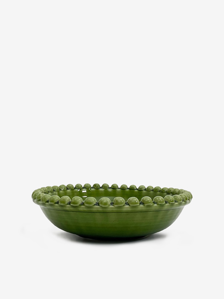 Coupe perl&eacute;e Tamegroute - Bazar de luxe  Vert , Maison Bensimon