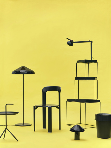 TABLE TRAY NOIR - Hay  Noir , Maison Bensimon