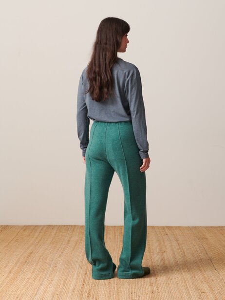 PANTALON LUCKYLON  Bleu-vert , Prêt-à-porter Bensimon