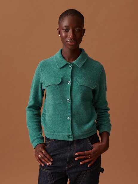 VESTE CELENA  Bleu-vert , Prêt-à-porter Bensimon
