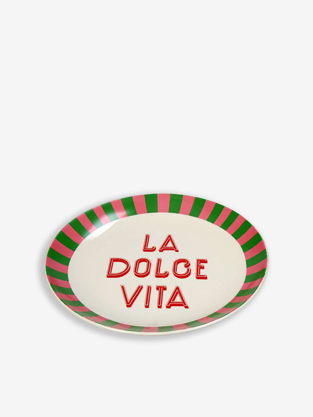 ASSIETTE DOLCE VITA - Kersten  Blanc , Maison Bensimon