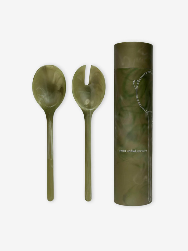 COUVERTS A SALADE - OLIVE SET - THE ECLECTIC LIFESTYLE Olive , Maison Bensimon
