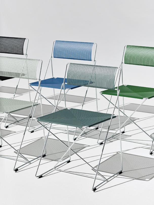 CHAISE X-LINE CHROME - Hay  Chrome , Maison Bensimon