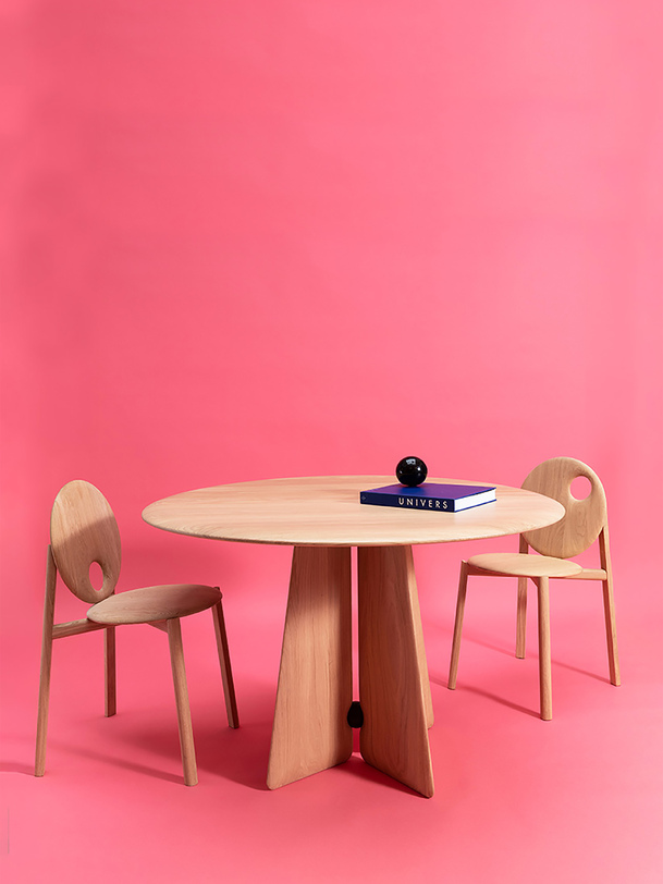 Chaise Helio - Drugeot Manufacture  Naturel , Maison Bensimon