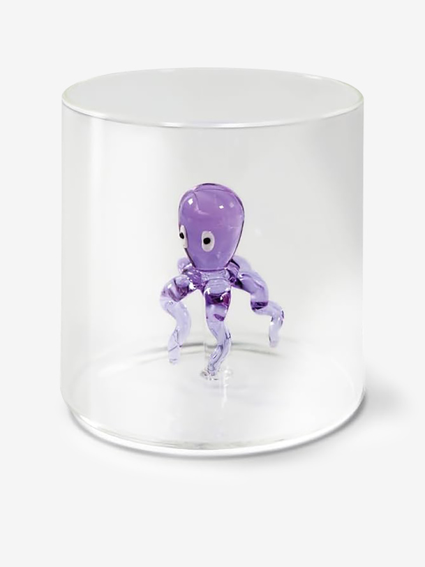 VERRE FIGURINE PIEUVRE - WD Lifestyle EasyLife  Violet , Maison Bensimon