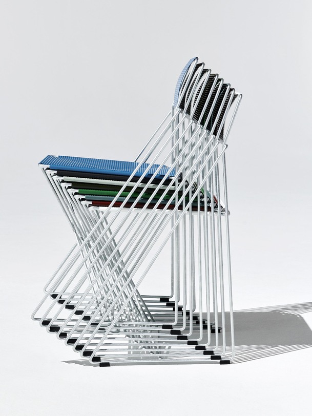 CHAISE X-LINE BLEU - Hay  Bleu , Maison Bensimon