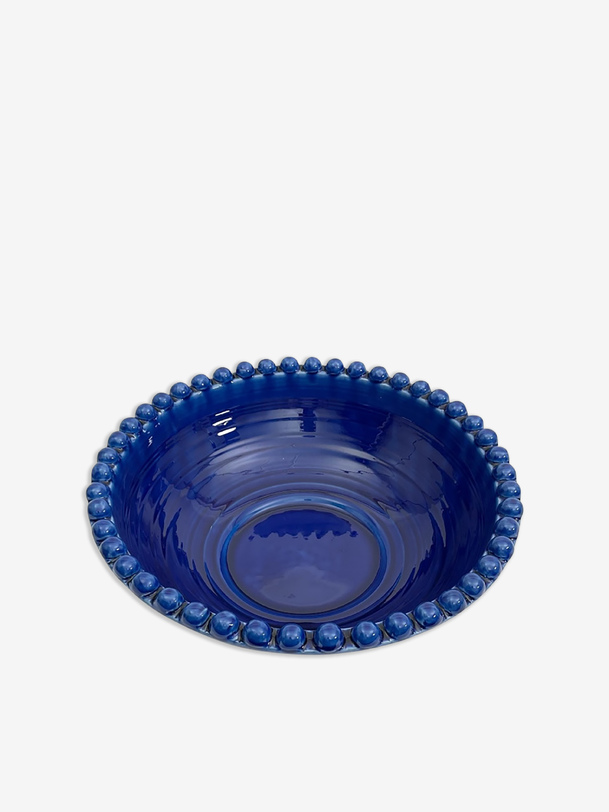 Coupe perlée Majorelle - Bazar de luxe Bleu , Maison Bensimon