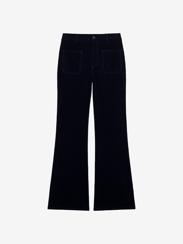 PANTALON OLIVIO  Bleu nuit , Pr&ecirc;t-&agrave;-porter Bensimon