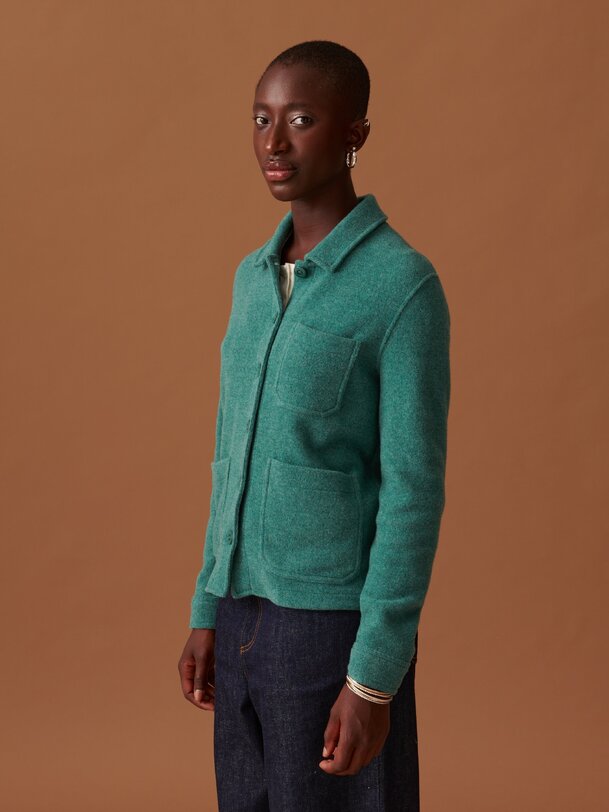 VESTE GOLTA  Bleu-vert , Pr&ecirc;t-&agrave;-porter Bensimon