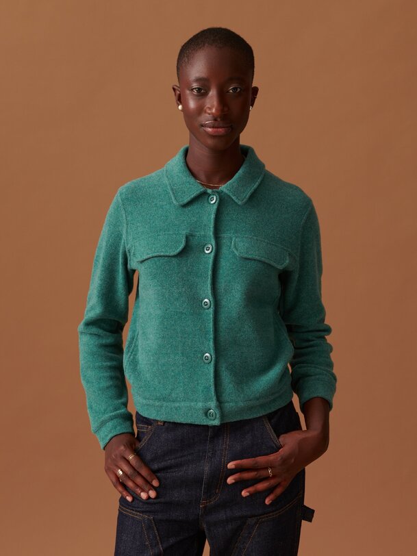 VESTE CELENA  Bleu-vert , Pr&ecirc;t-&agrave;-porter Bensimon