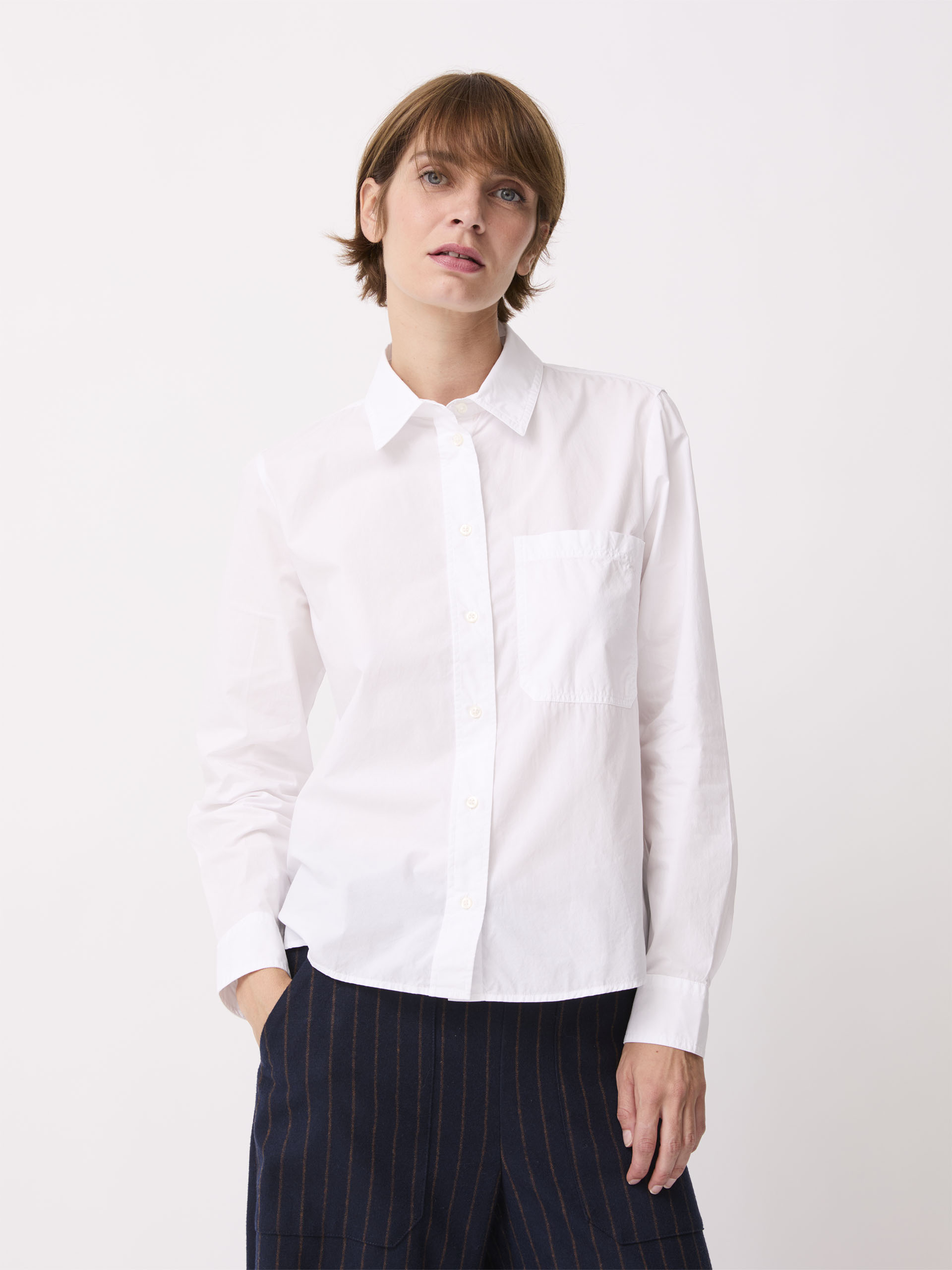 CHEMISE OLGA  Blanc , Pr&ecirc;t-&agrave;-porter Bensimon
