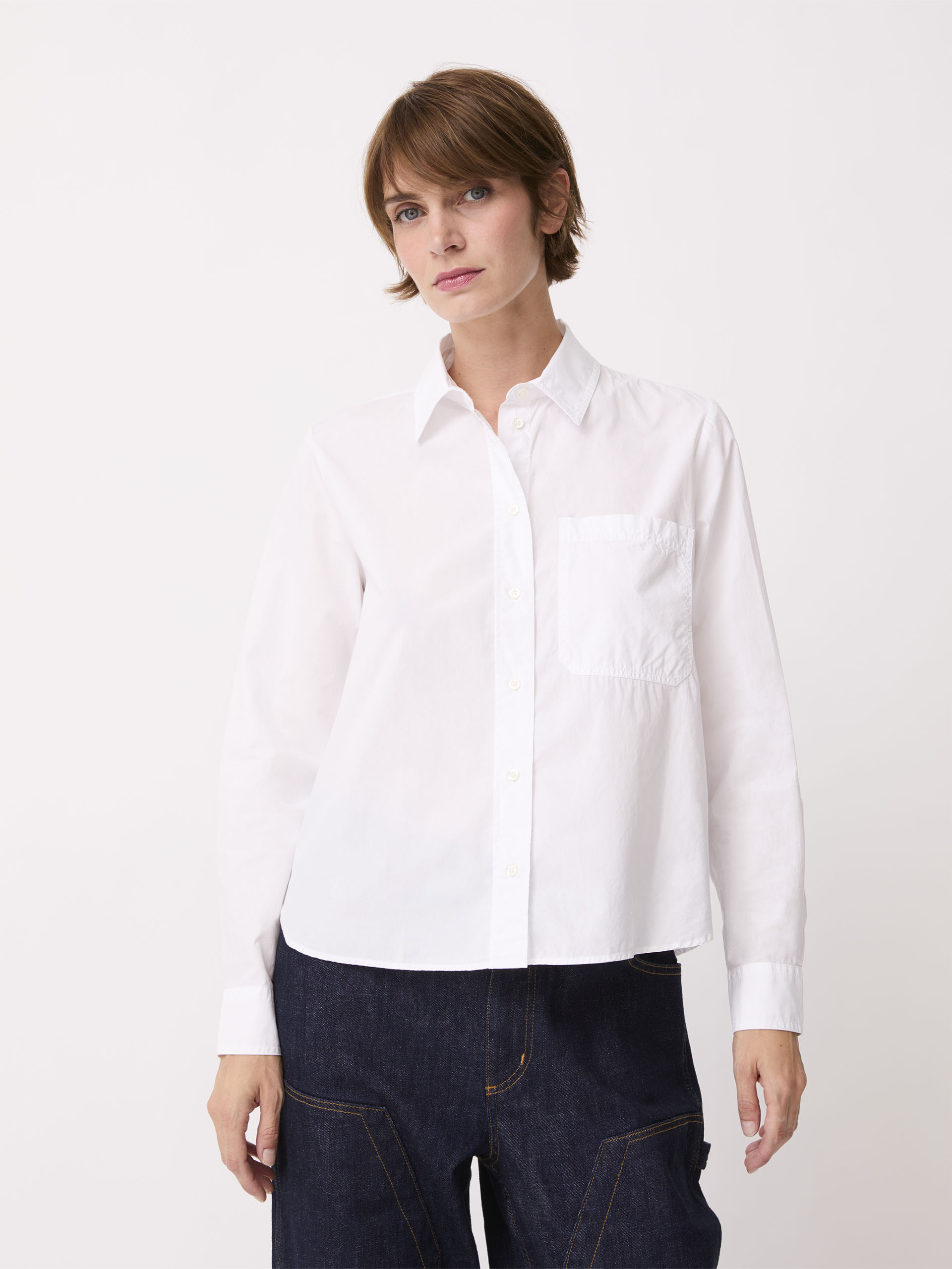 CHEMISE OLGA  Blanc , Pr&ecirc;t-&agrave;-porter Bensimon