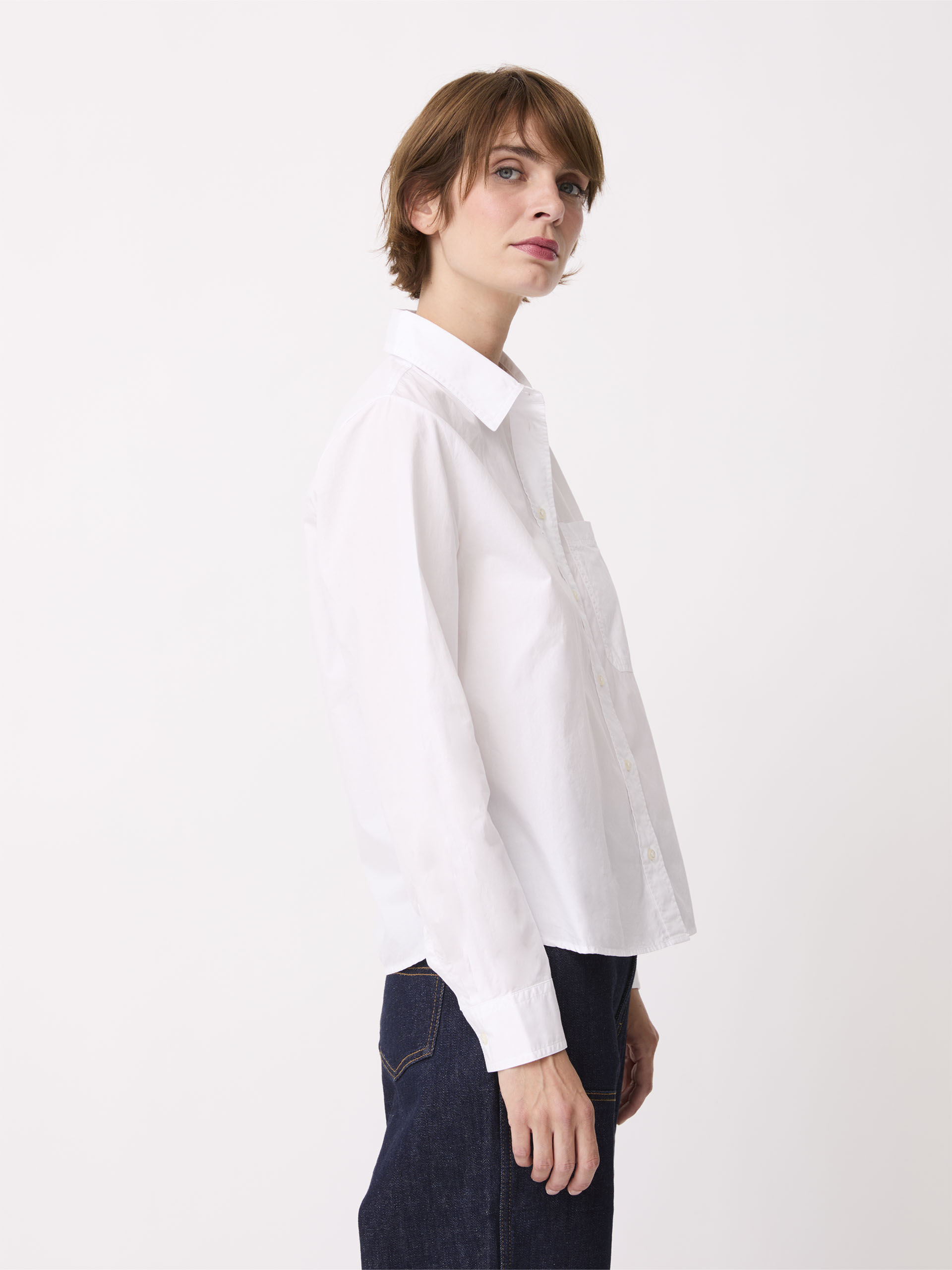 CHEMISE OLGA  Blanc , Pr&ecirc;t-&agrave;-porter Bensimon