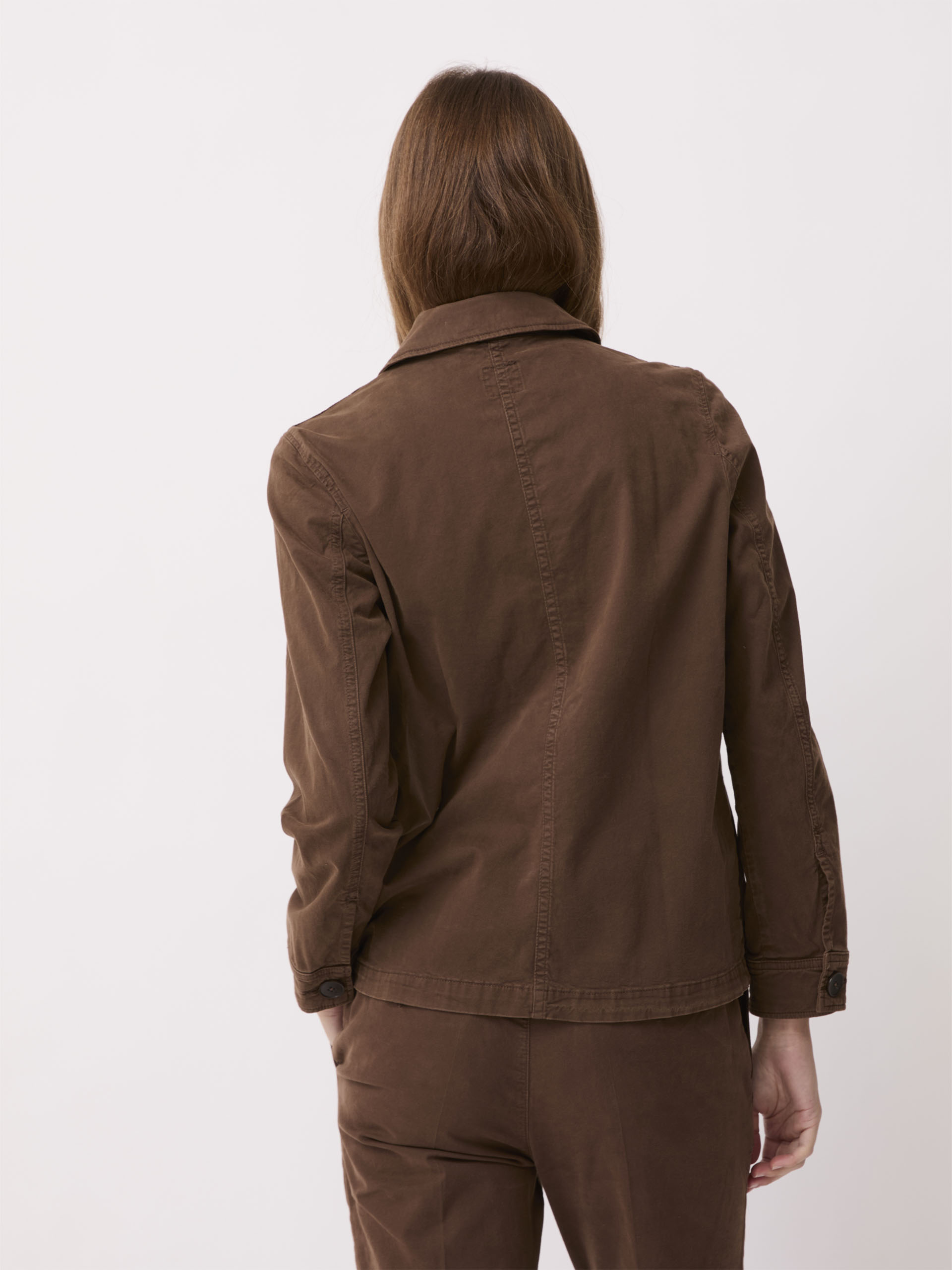 VESTE GOLTA  Chocolat , Pr&ecirc;t-&agrave;-porter Bensimon