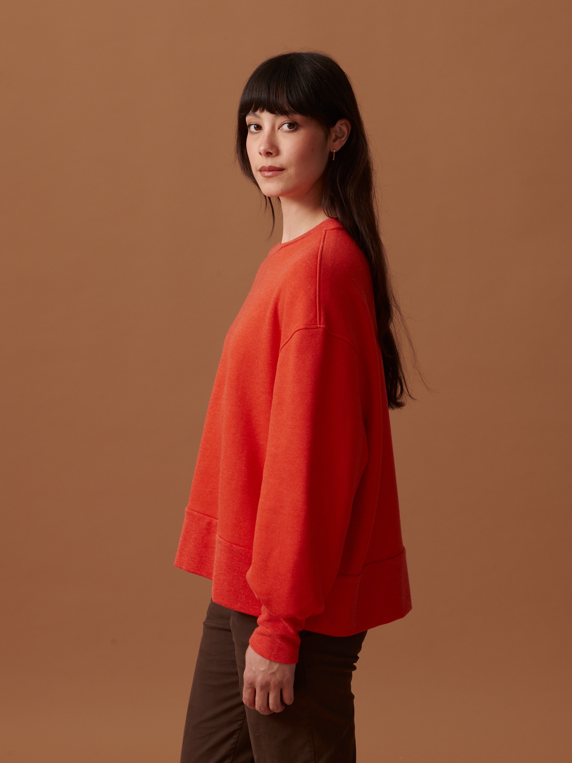 SWEAT OLEK  Orange , Pr&ecirc;t-&agrave;-porter Bensimon