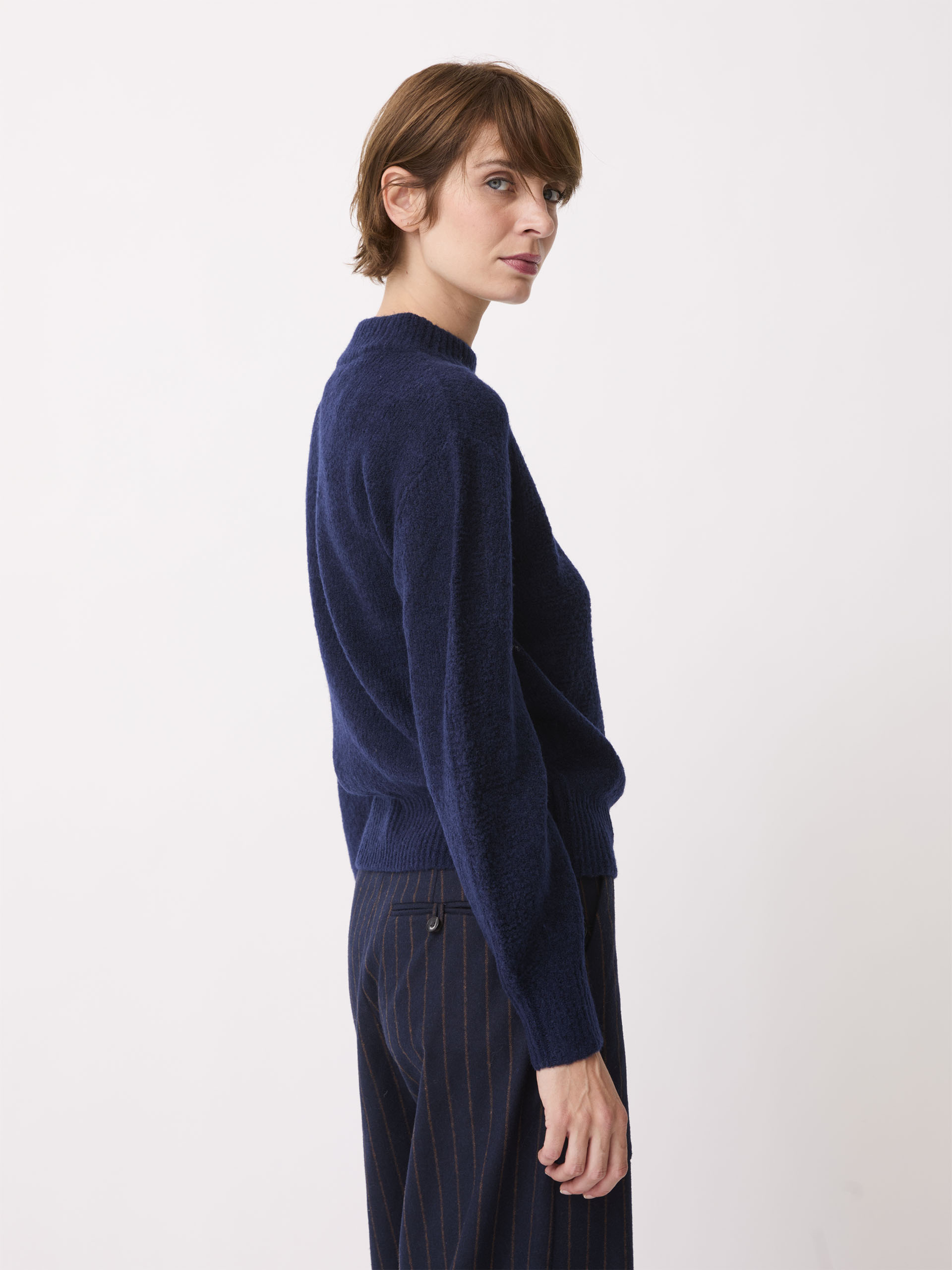 PULL GERMAIN  Marine , Pr&ecirc;t-&agrave;-porter Bensimon