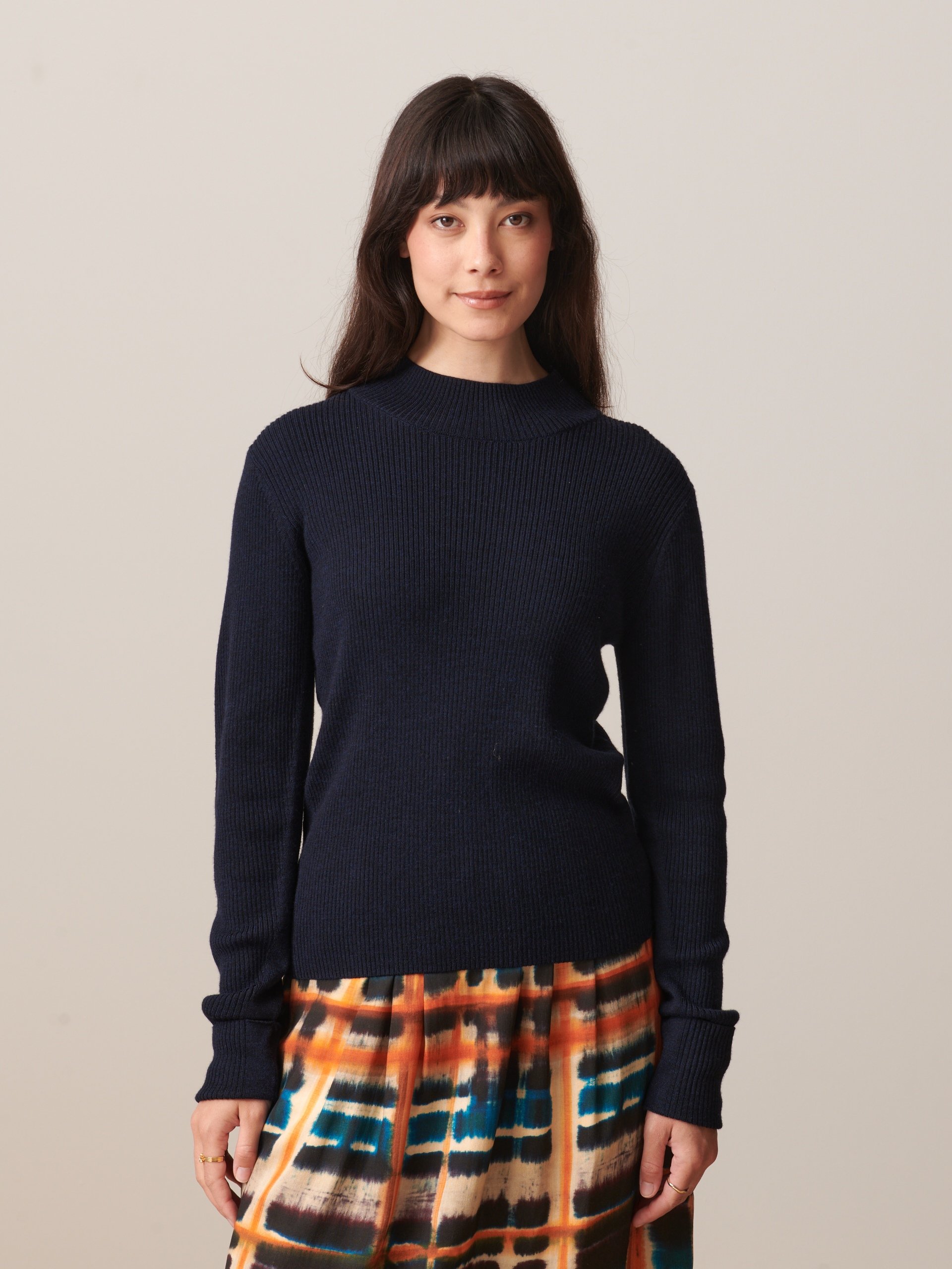 PULL OLIN  Marine , Pr&ecirc;t-&agrave;-porter Bensimon
