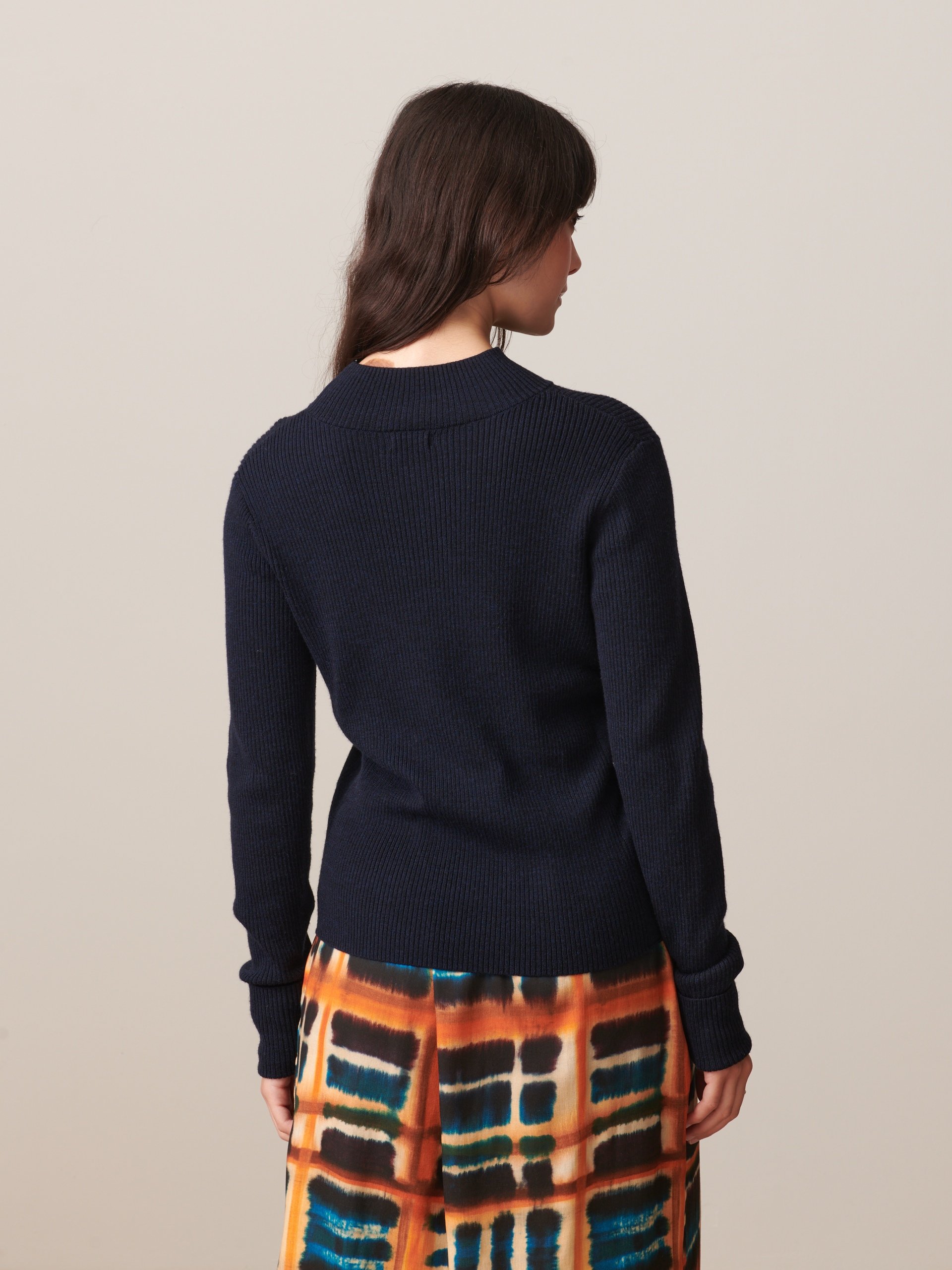 PULL OLIN  Marine , Pr&ecirc;t-&agrave;-porter Bensimon