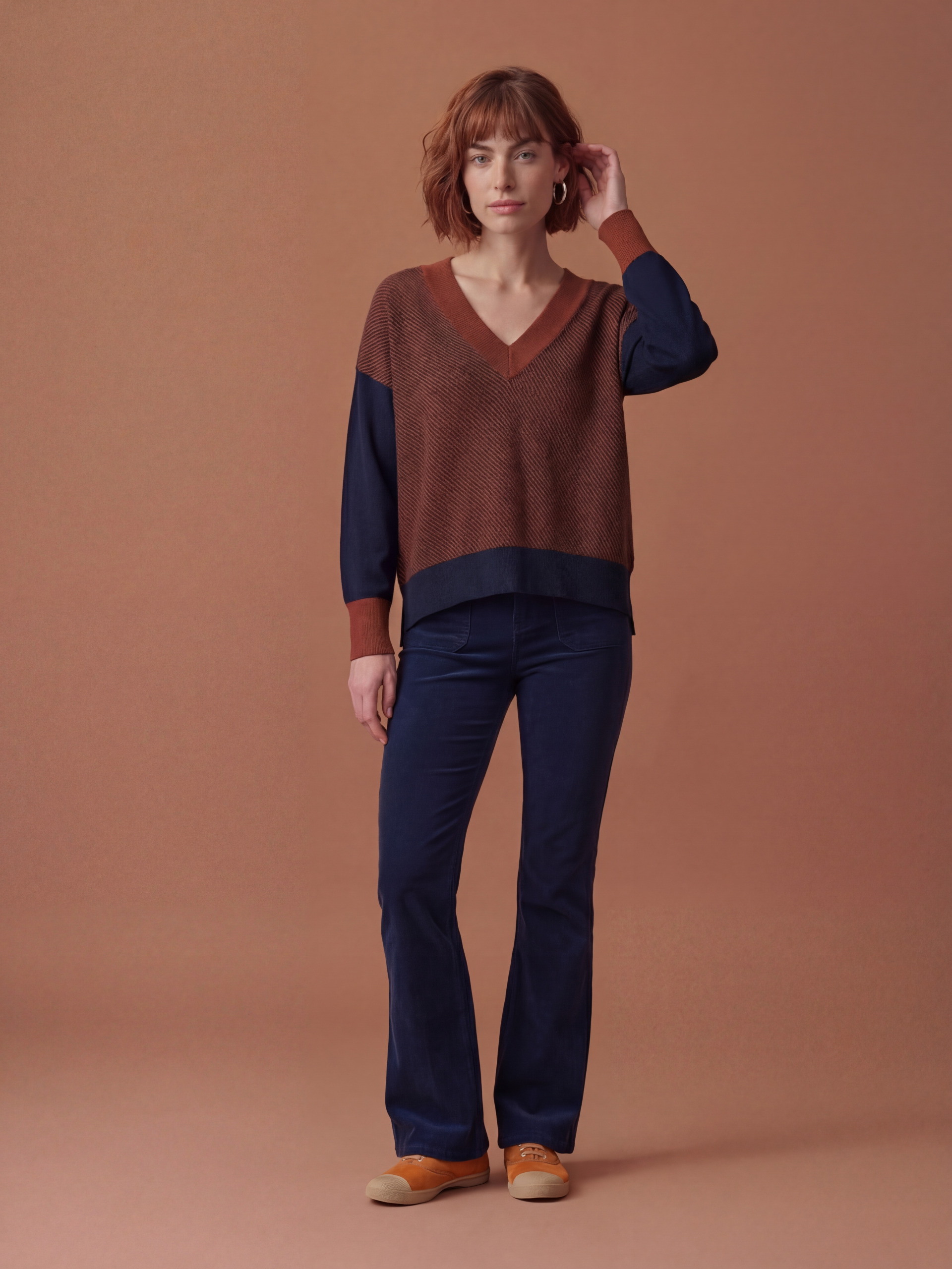 PULL ORSO  Marine , Pr&ecirc;t-&agrave;-porter Bensimon