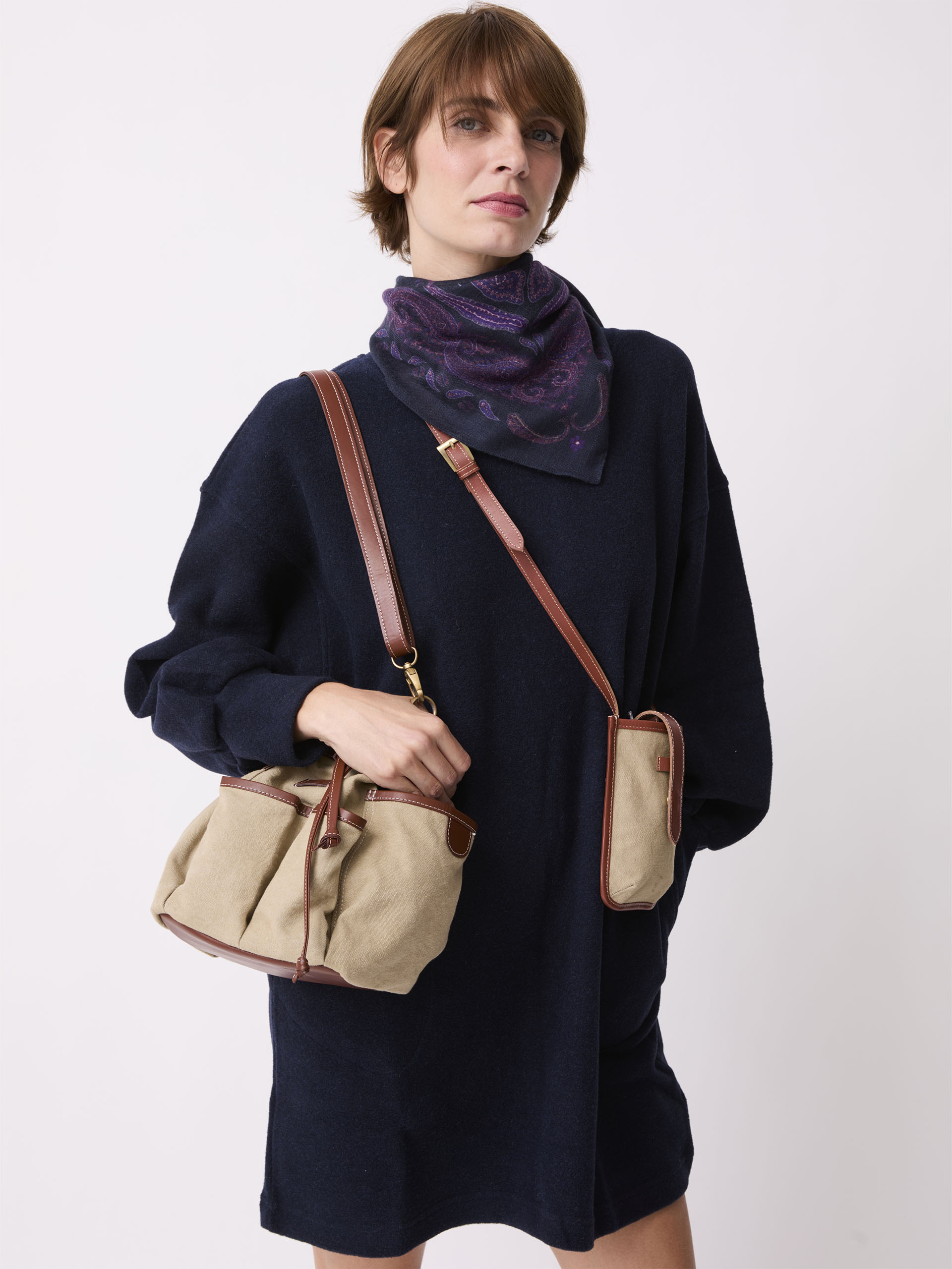 ROBE ORELIA  Marine , Pr&ecirc;t-&agrave;-porter Bensimon