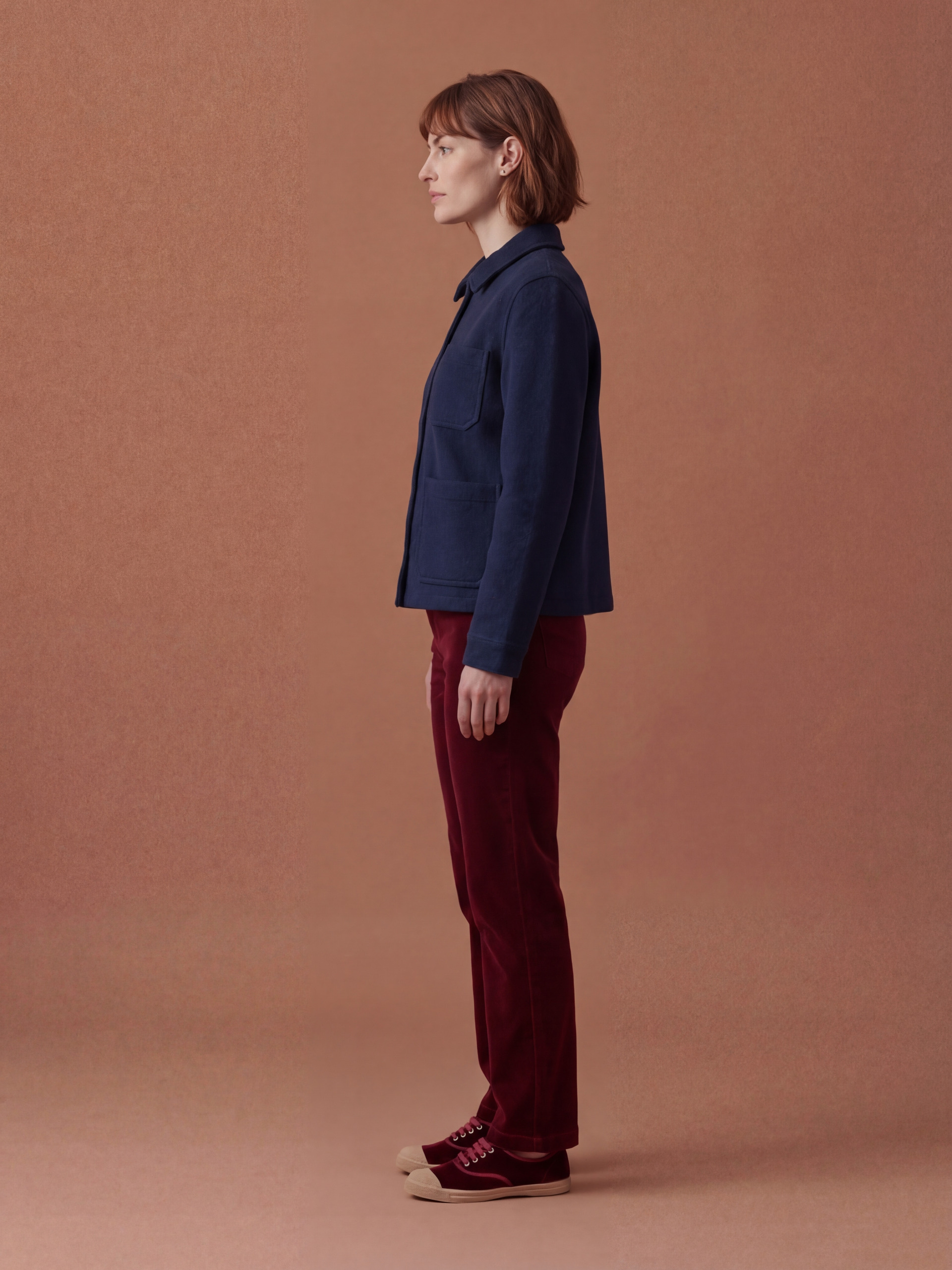 VESTE GOLTA  Marine , Pr&ecirc;t-&agrave;-porter Bensimon