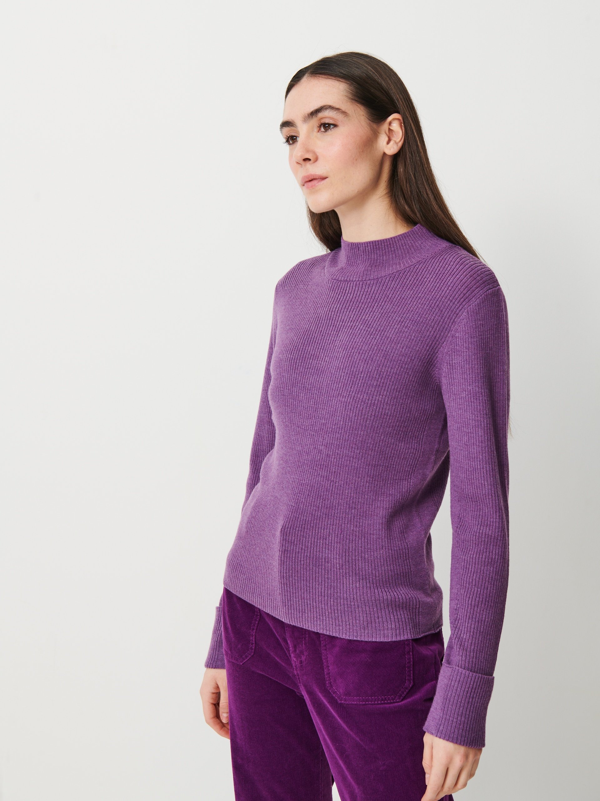 PULL OLIN  Violet , Pr&ecirc;t-&agrave;-porter Bensimon