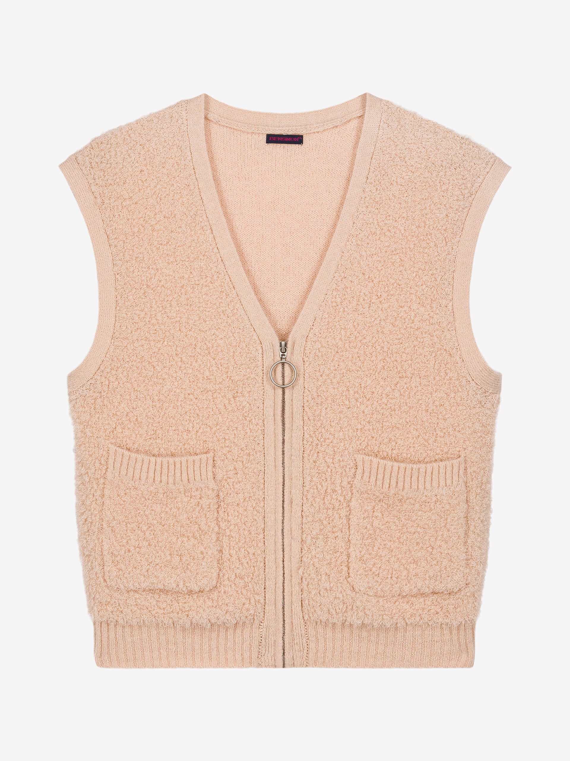GILET OZAN  Ecru , Pr&ecirc;t-&agrave;-porter Bensimon
