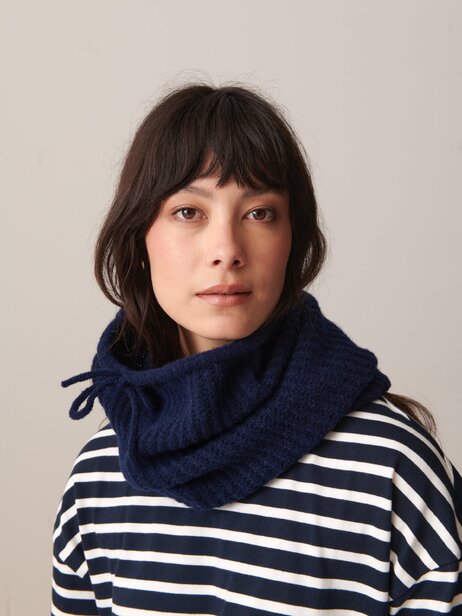 SNOOD MIKA  Marine , Pr&ecirc;t-&agrave;-porter Bensimon