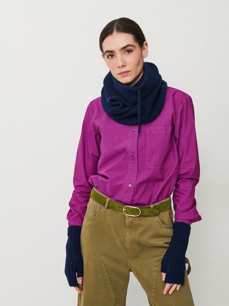 SNOOD MIKA  Marine , Pr&ecirc;t-&agrave;-porter Bensimon