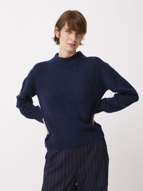 PULL GERMAIN  Marine , Pr&ecirc;t-&agrave;-porter Bensimon