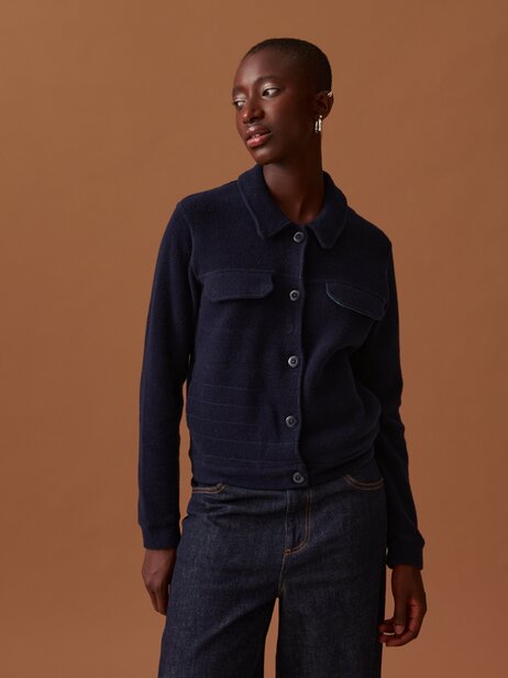 VESTE CELENA  Marine , Prêt-à-porter Bensimon