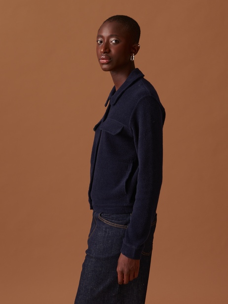 VESTE CELENA  Marine , Prêt-à-porter Bensimon
