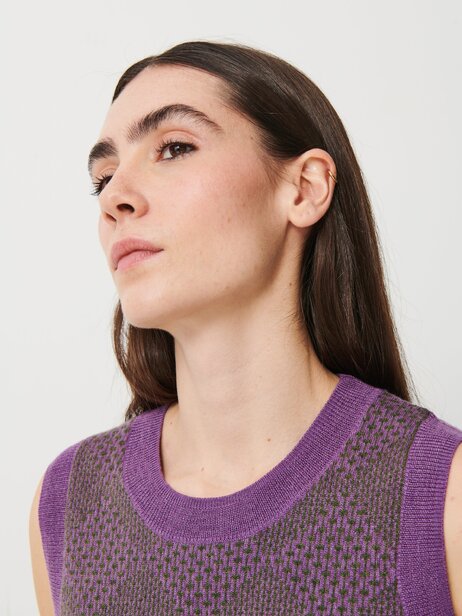 PULL OLIA  Violet , Pr&ecirc;t-&agrave;-porter Bensimon