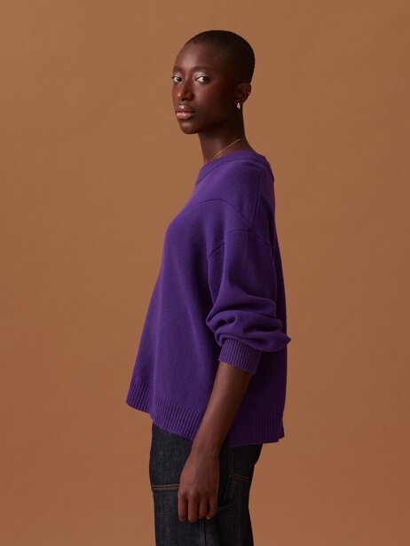 PULL OUDAI  Violet , Pr&ecirc;t-&agrave;-porter Bensimon