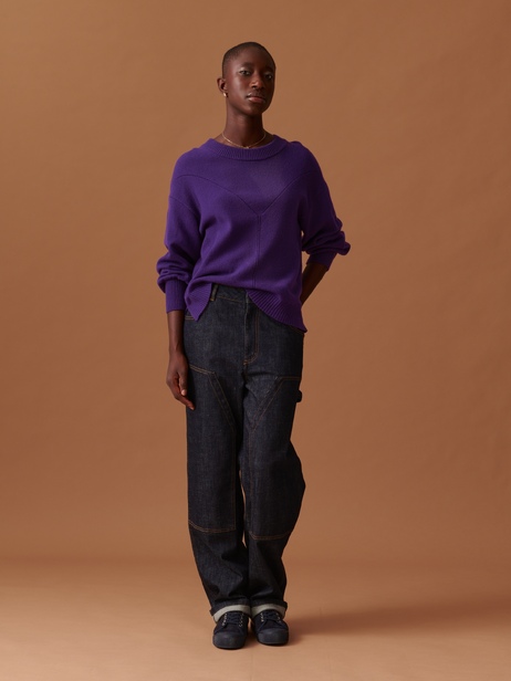 PULL OUDAI  Violet , Pr&ecirc;t-&agrave;-porter Bensimon