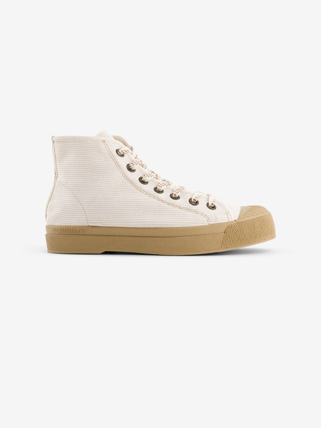 TENNIS B79 STELLA FEMME CORDUROY  Ecru , Tennis & Chaussures Bensimon