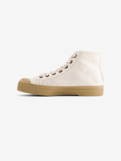TENNIS B79 STELLA FEMME CORDUROY  Ecru , Tennis & Chaussures Bensimon