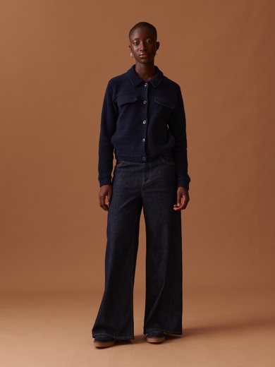 VESTE CELENA  Marine , Prêt-à-porter Bensimon