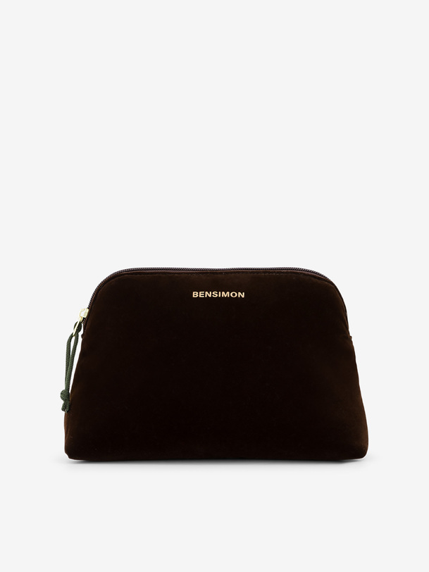 SMALL POCKET ORIA  Chocolat , Sacs & Bagages Bensimon