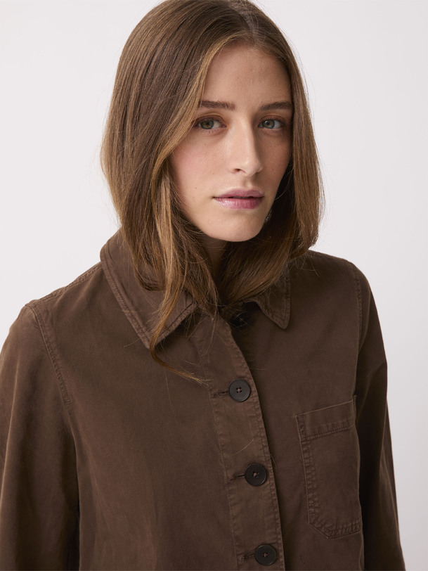 VESTE GOLTA  Chocolat , Pr&ecirc;t-&agrave;-porter Bensimon