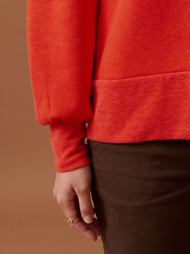 SWEAT OLEK  Orange , Pr&ecirc;t-&agrave;-porter Bensimon