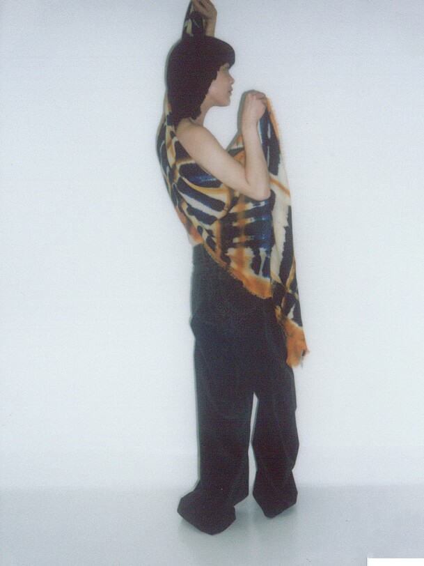 FOULARD TIE & DIE  Orange , Pr&ecirc;t-&agrave;-porter Bensimon