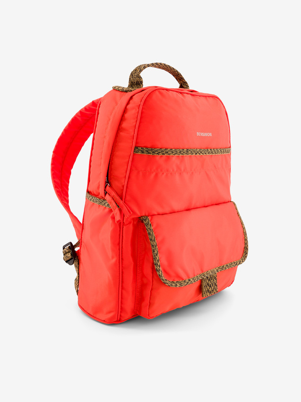 BACK PACK  Orange , Sacs & Bagages Bensimon